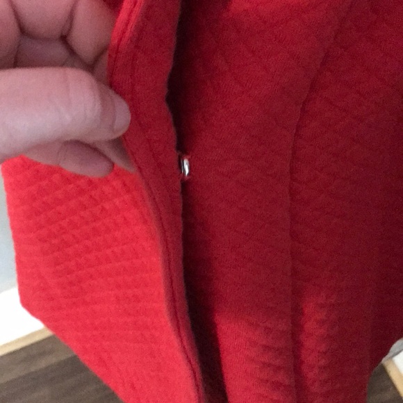 Alfred Sung Red Peplum Jacket/Coat - Picture 4 of 6